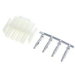 AMP connector incl. 4 pins (25)