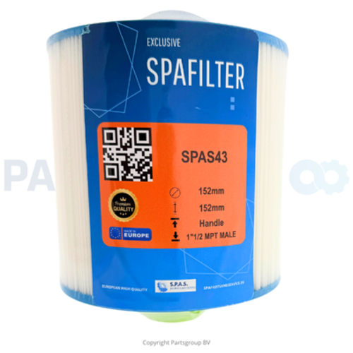 SPAS FILTERS SPAS43  FILTERS REFERENCES PSN25P4