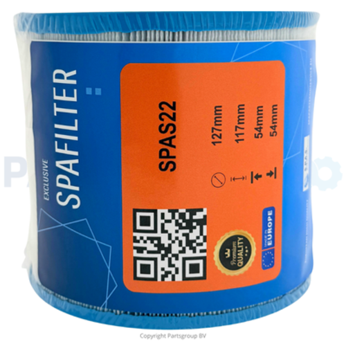 SPAS FILTERS SPAS22 FILTERS REFERENCES PRB17.5SF,C-4401,FC-2386,SC726,WW35D