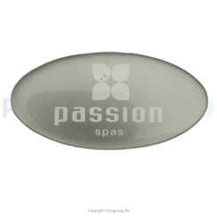 Passion | Oval Plastic Plate for Pillow, Passion