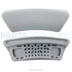 WELLIS PILLOW AF00065 420x170 mm grey (ROB) light grey