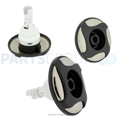 WATERWAY POLY STROM SWIRL DIRECTIONAL STAINLESSSTEEL CLICK