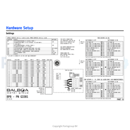 Balboa SYSTEM GENUINE BALBOA BP8 3.0kW C8Z