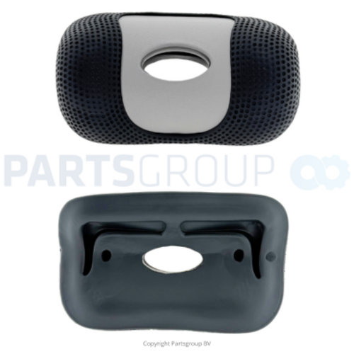 Passion Spas Parts Passion | Small Rectangular Pillow / Black with Light Grey