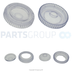 WATERWAY 2" TOP CAP DIVERTER GENERIC 2-PIECE CAP ASSY, CLEAR