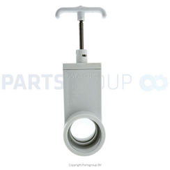 MAGIC PLASTICS Gate Valve,UniBody,1.5" Slip x 1.5" Slip