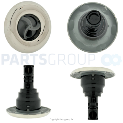 RISING DRAGON Rising Dragon 4" SCALLOP FACE TWIN PULSE INTERNAL JET F2