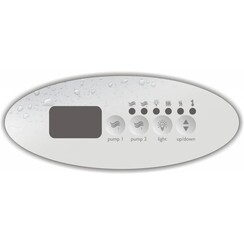 Overlay For Keypad K-9, P1, P2, Light, Up/Down