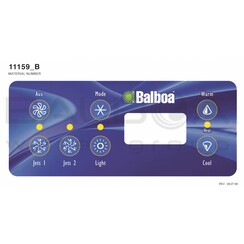 OVERLAY BALBOA VL701S/ SER STD W/AUX VL701S