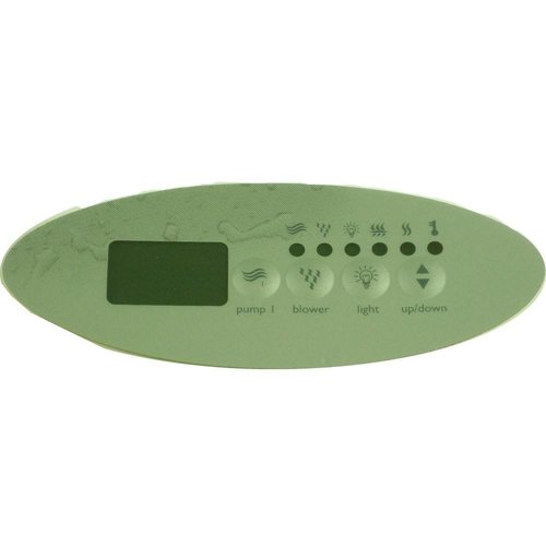 Gecko Overlay For Keypad K-9, Pump, Blower, Light, Up/Down