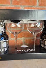 PAIX DIEU KOFFER 4X33CL + 2GLAZEN