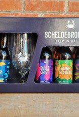 SCHELDE BROUWERIJ BOX BALANS 4X33 CL + GLAS