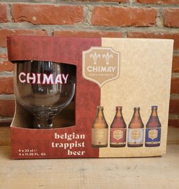CHIMAY KOFFER 4X33+GLAS