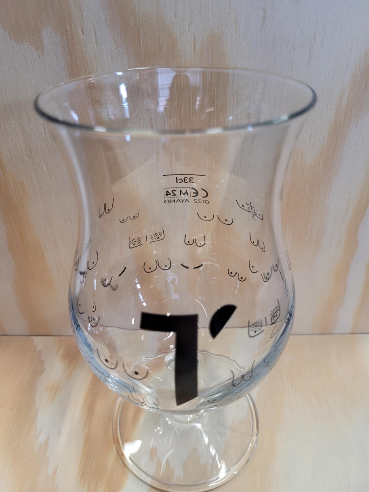 TIETJE GLAS 33 CL