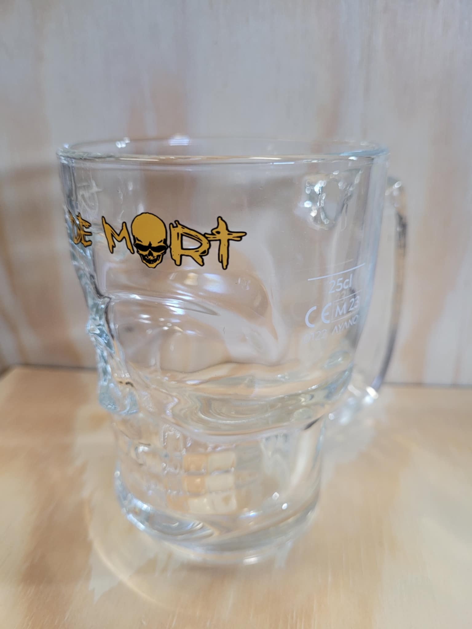 TETE DE MORT GLASS 25 CL
