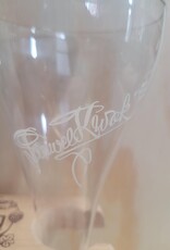 KWAK GLAS MET HOUTEN STEUN