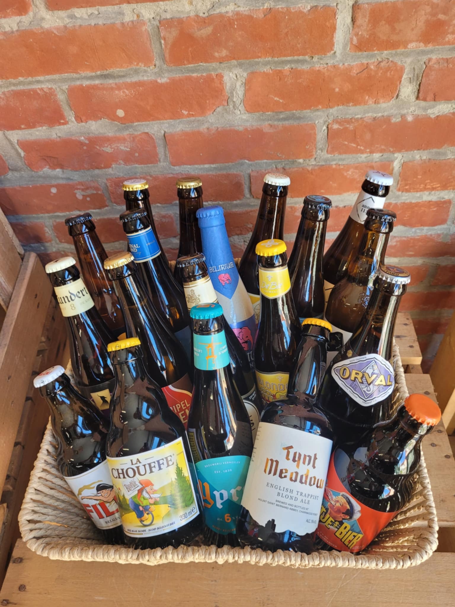 BASKET SQUARE M BLONDE BEERS