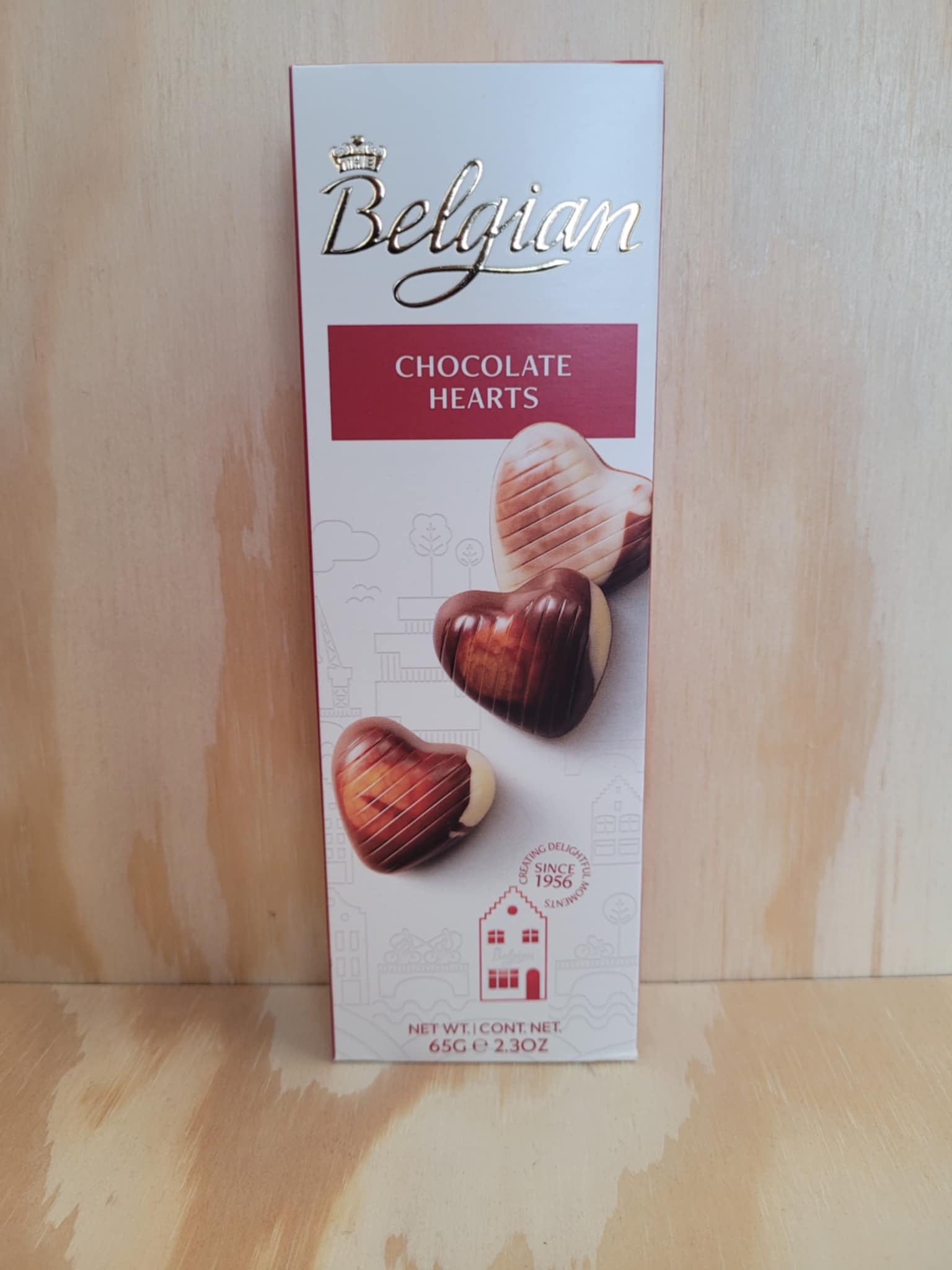 CHOCOLATE HEARTS 65 GR