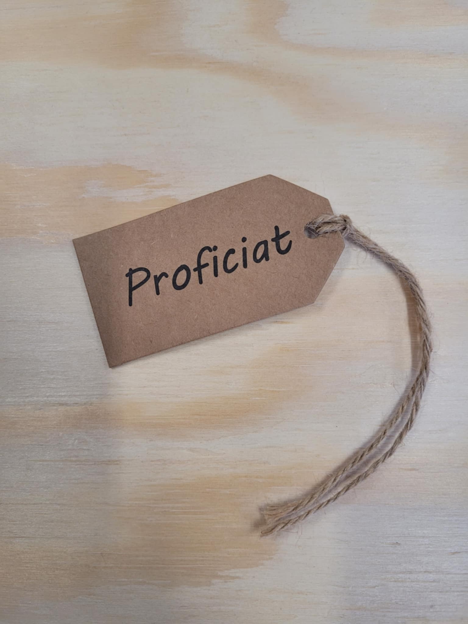 KRAFT WENSLABEL - PROFICIAT