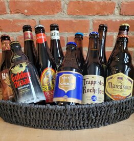 BLACK BASKET OVAL L BROWN BEERS