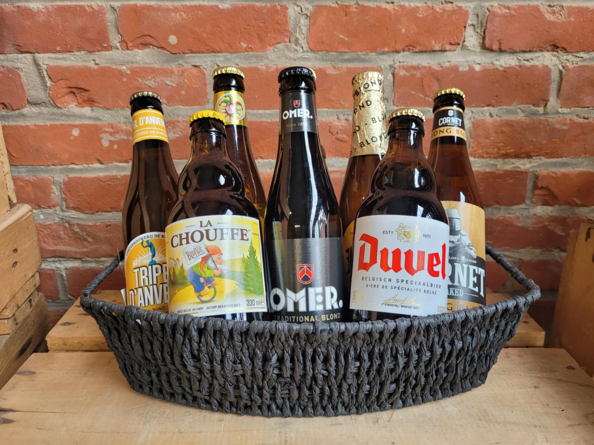 BASKET OVAL M BLONDE BEERS