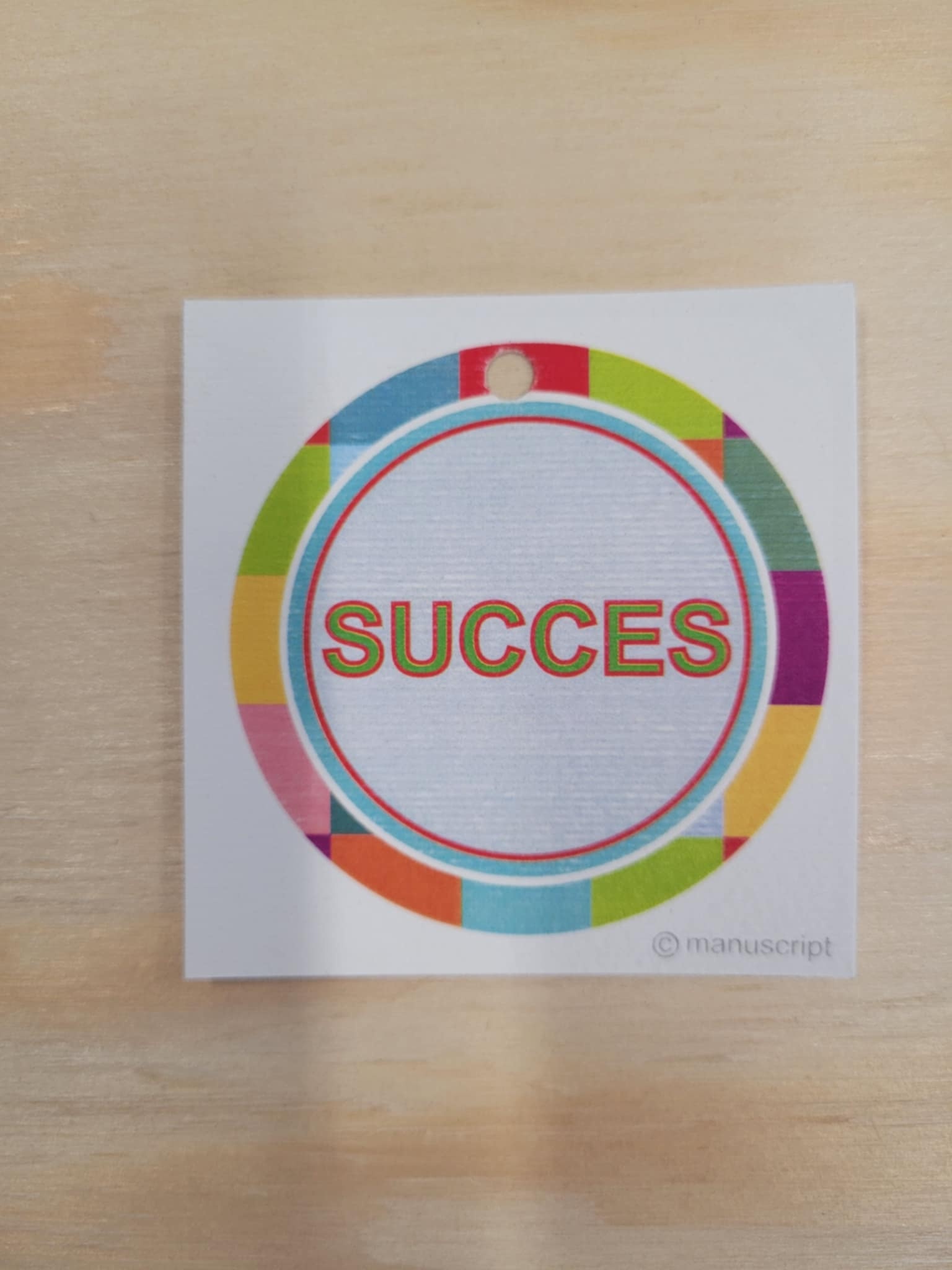 DANKKAARTJE SUCCES