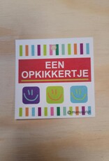DANKKAARTJE OPKIKKERTJE