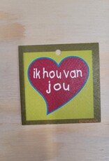 DANKKAARTJE HOU VAN JE