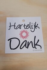 DANKKAARTJE BEDANKT