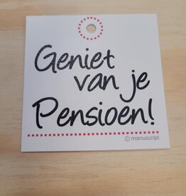 GENIET VAN JE PENSIOEN