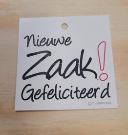 NIEUWE ZAAK