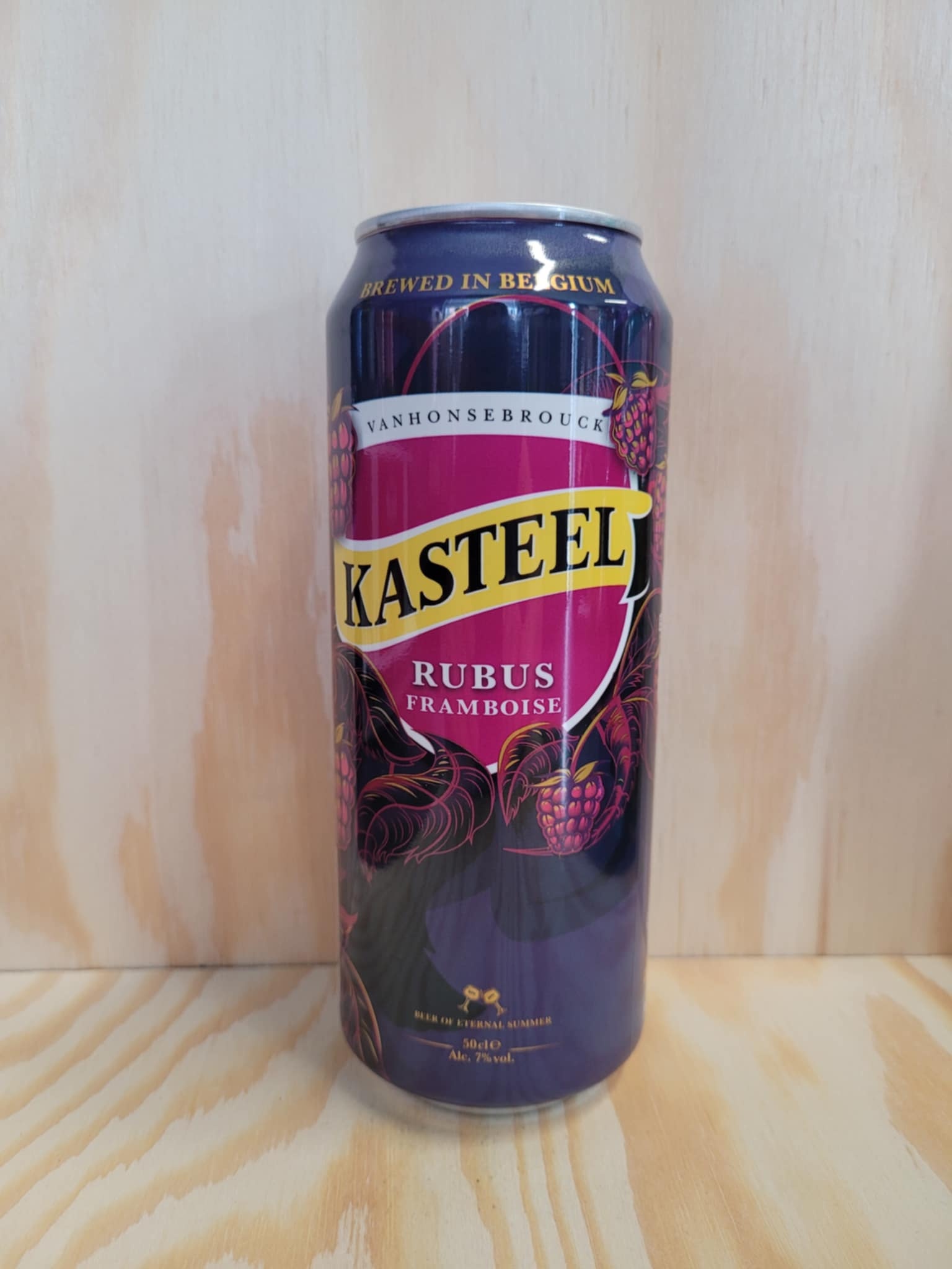 CAN KASTEELBIER RUBUS 50 CL