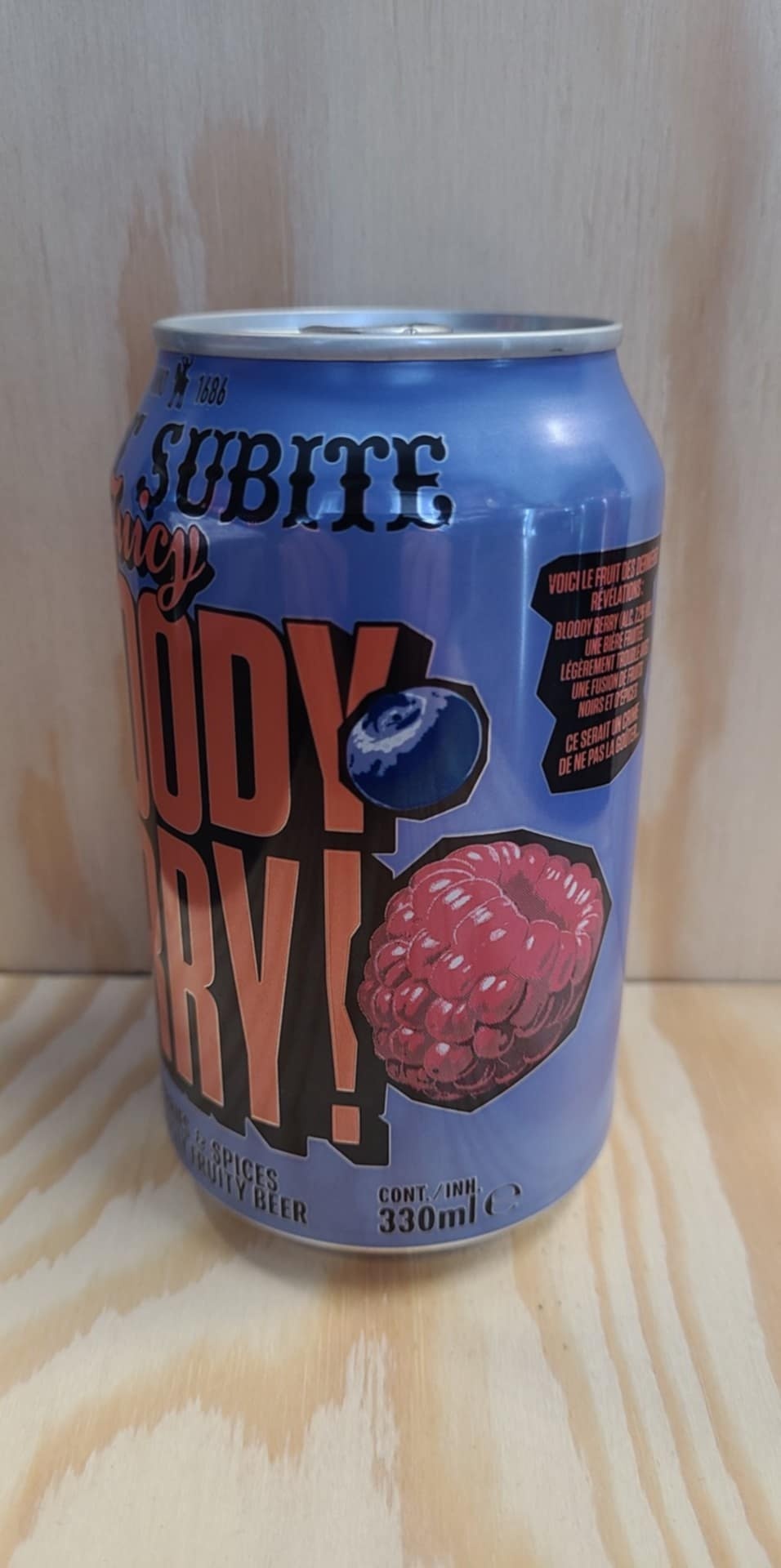 CAN BLOODY BERRY 33 CL