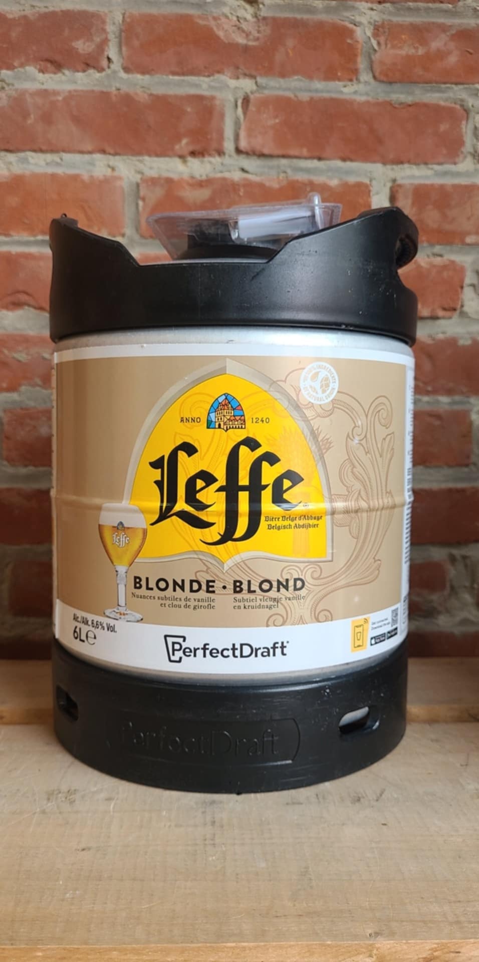 LEFFE BLOND PERFECT DRAFT KEG 6 L
