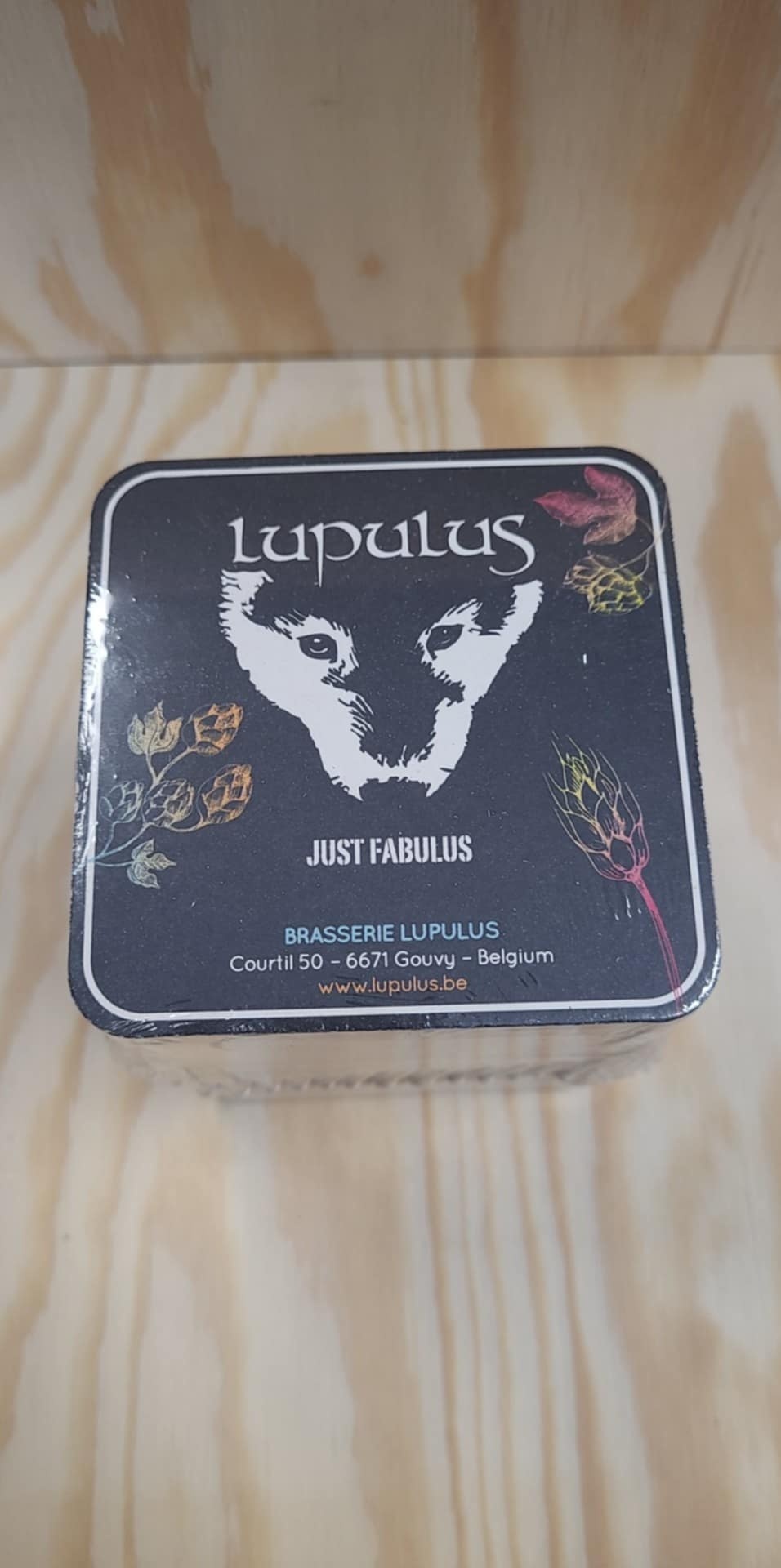 BIERKAARTJES LUPULUS ZWART