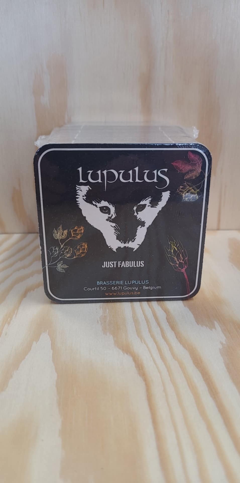 BIERKAARTJES LUPULUS ZWART