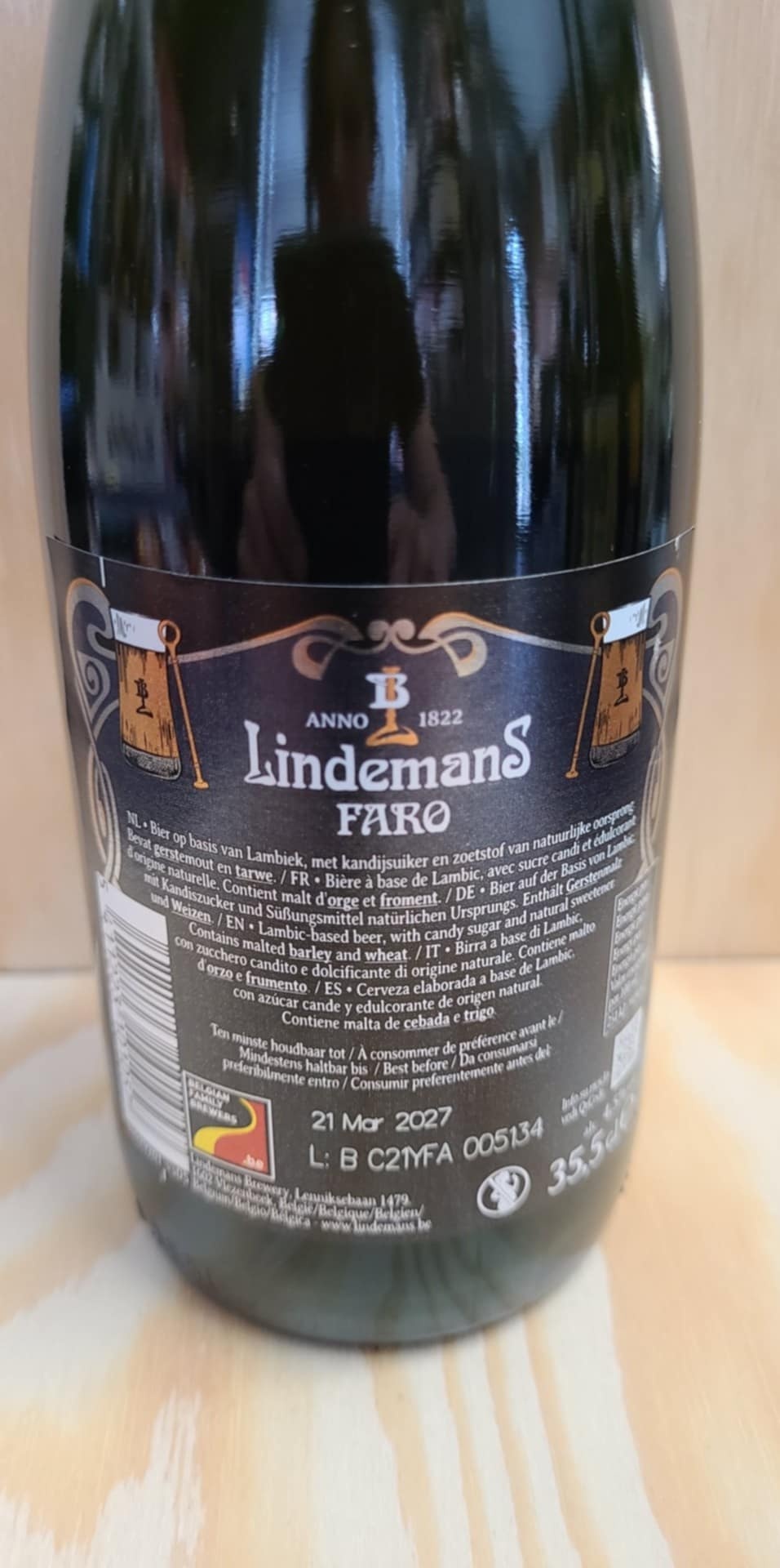 LINDEMANS FARO-LAMBIC 35,5 CL