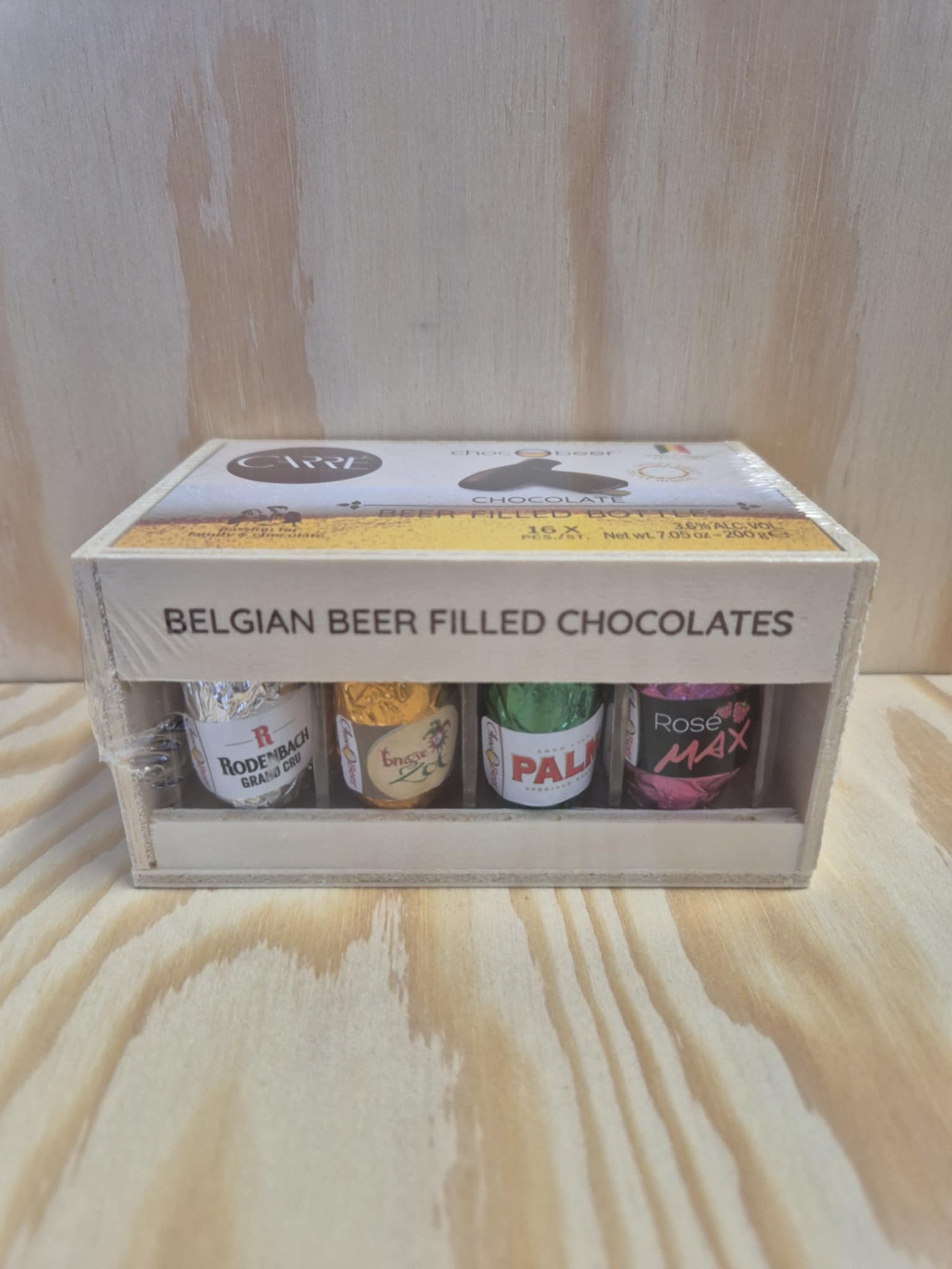 CHOCOBEER HOUTEN KISTJE