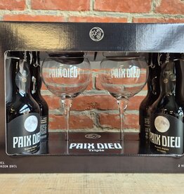 PAIX DIEU KOFFER 4X33CL + 2GLAZEN