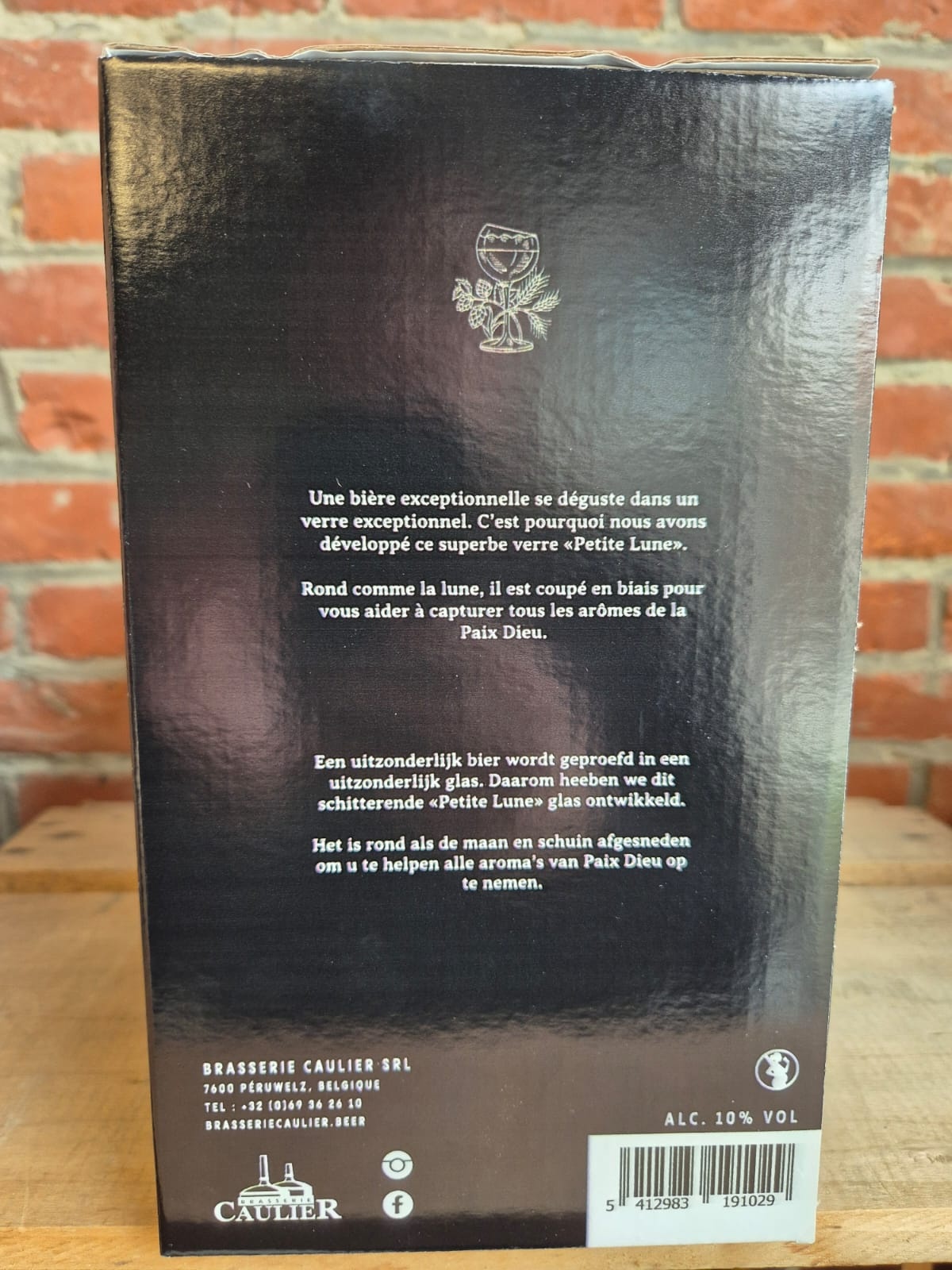 PAIX DIEU KOFFER 4X33CL + 2GLAZEN