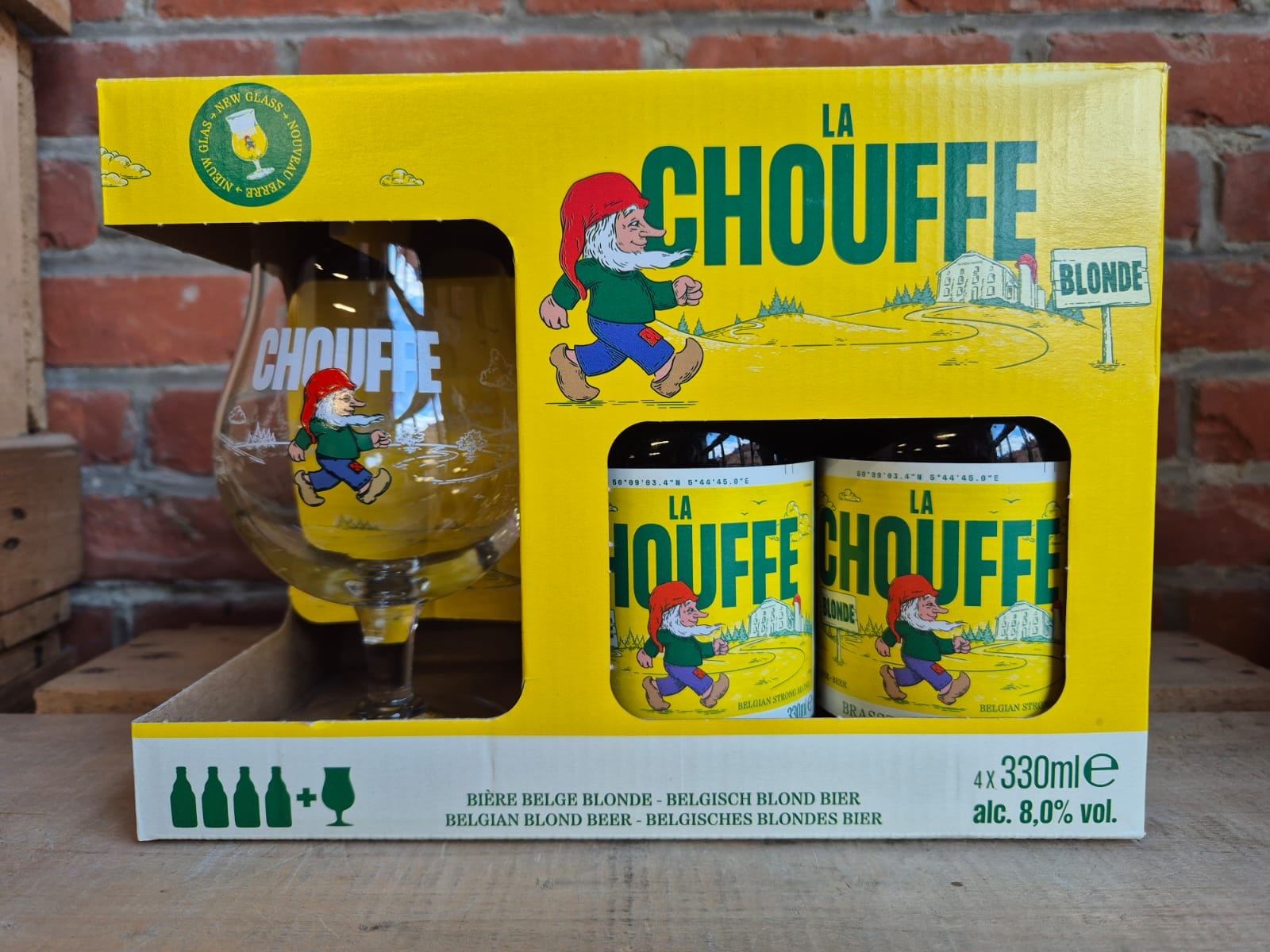 LA CHOUFFE GVP 4X33 CL + GLAS