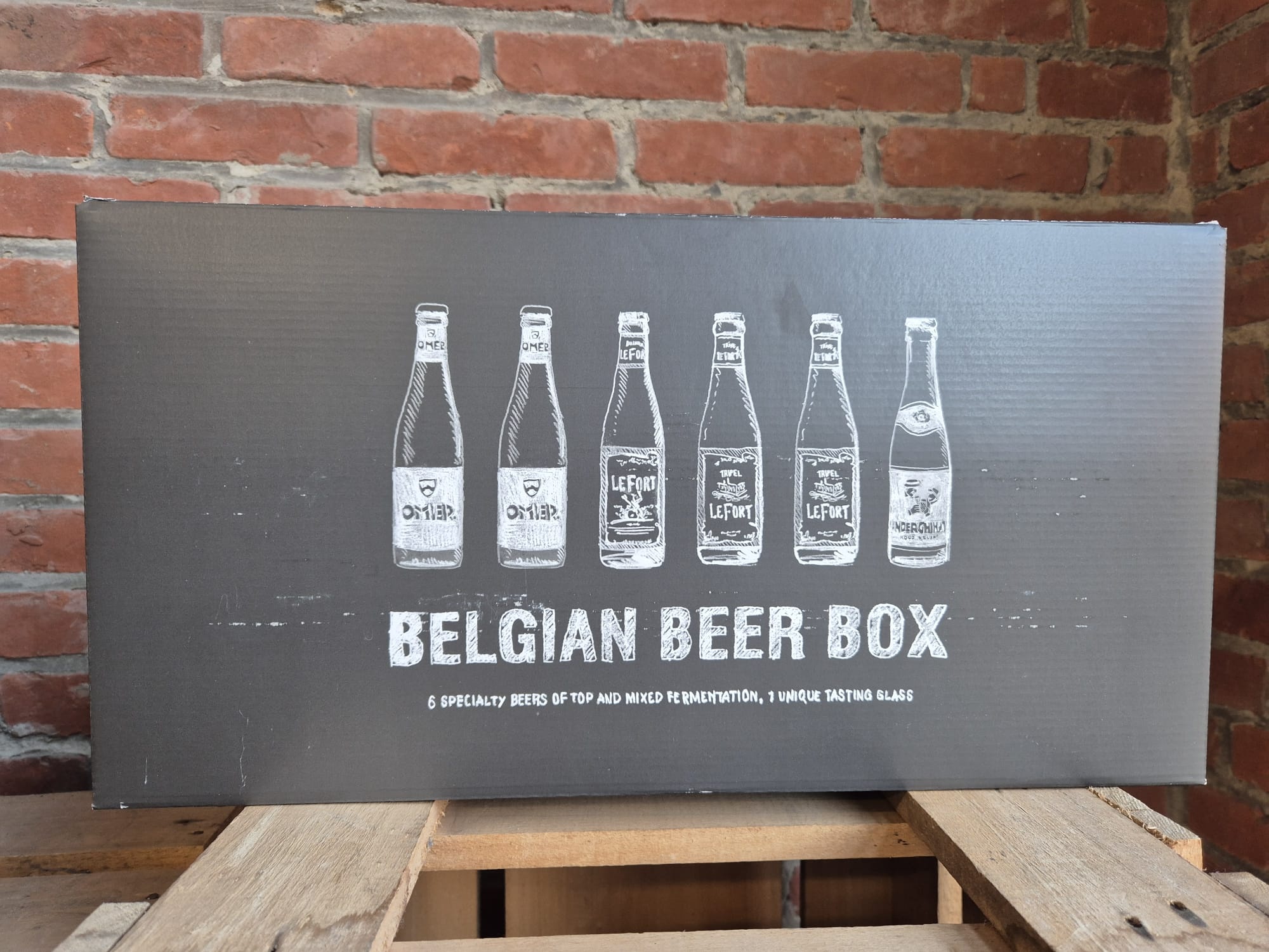 BELGIAN BEER BOX  OMER 6X33