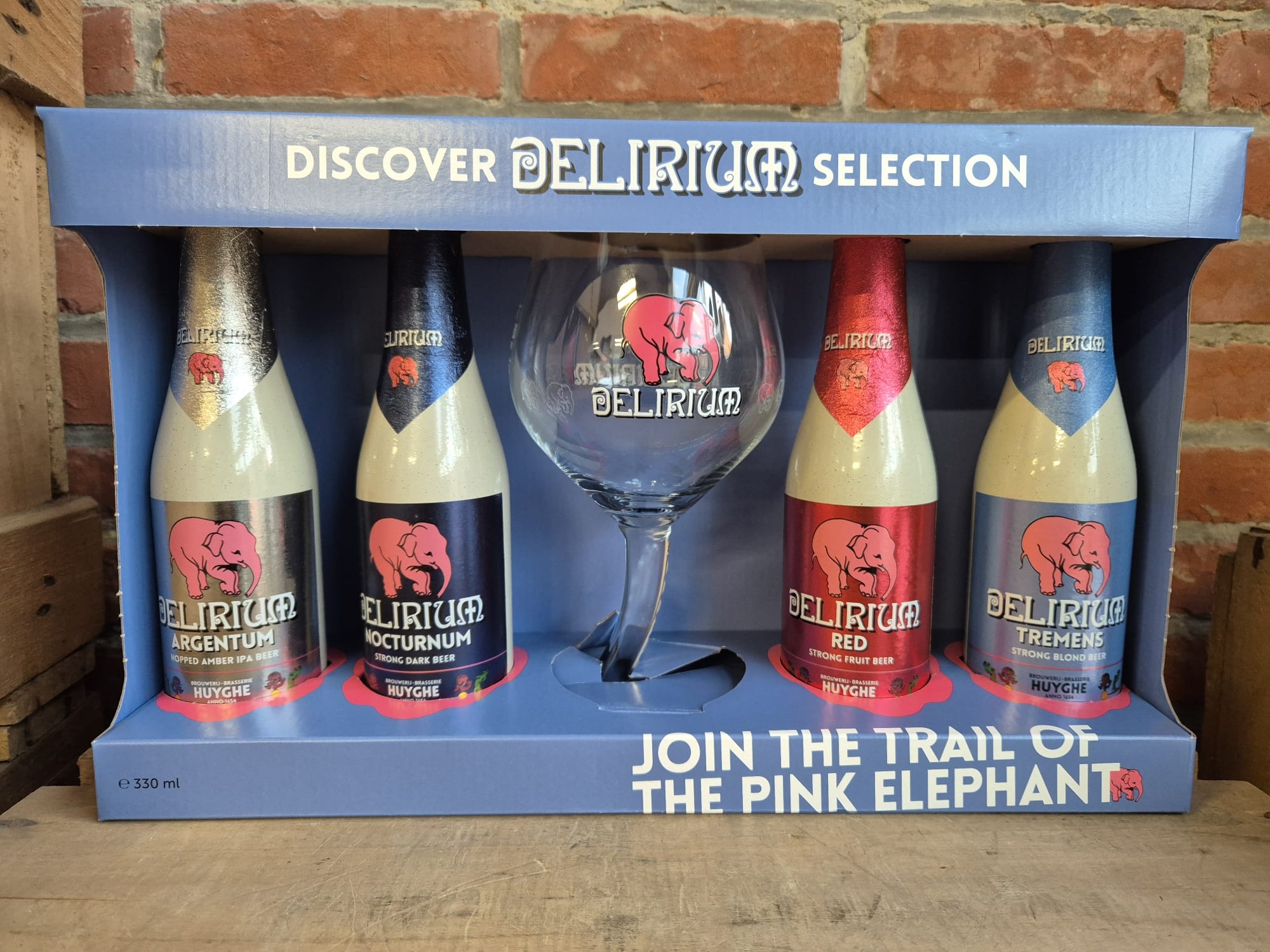 DELIRIUM DISCOVERY 4X33cl + GLAS