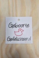 GEBOORTE GEFELICITEERD