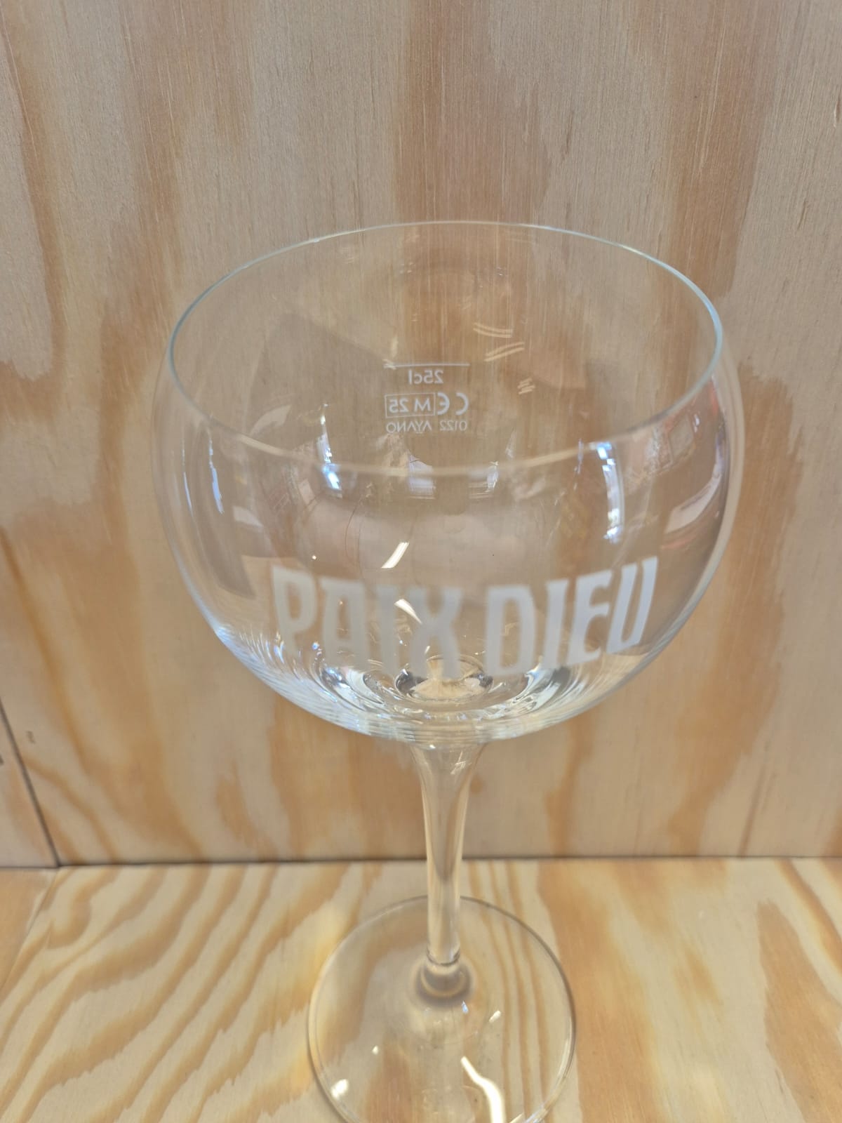 PAIX DIEU GLASS 25 CL