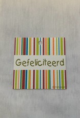 DANKKAARTJE GEFELICITEERD