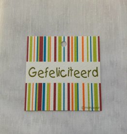 GEFELICITEERD