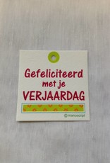 DANKKAARTJE VERJAARDAG 2