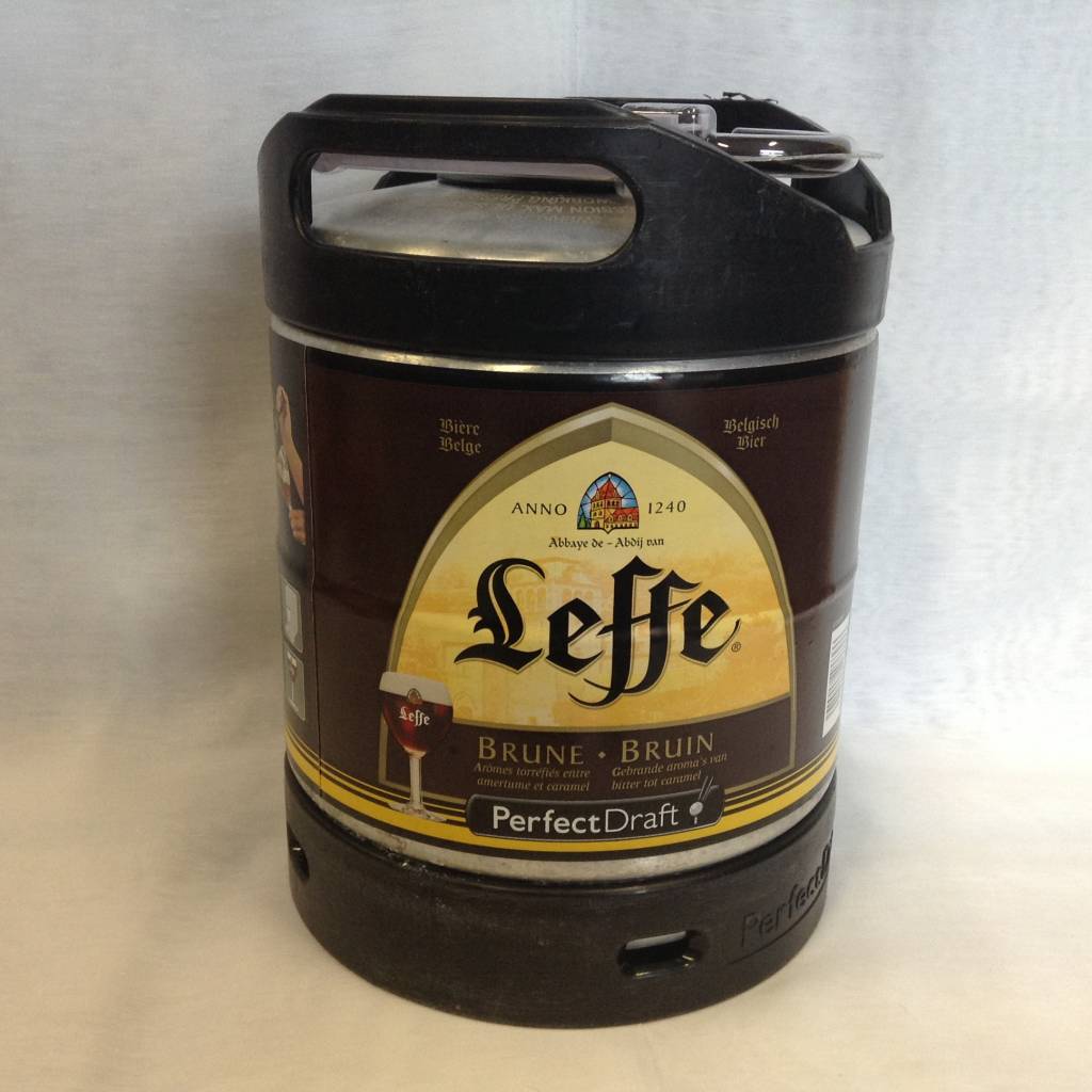 LEFFE BROWN PERFECT DRAFT KEG 6 L