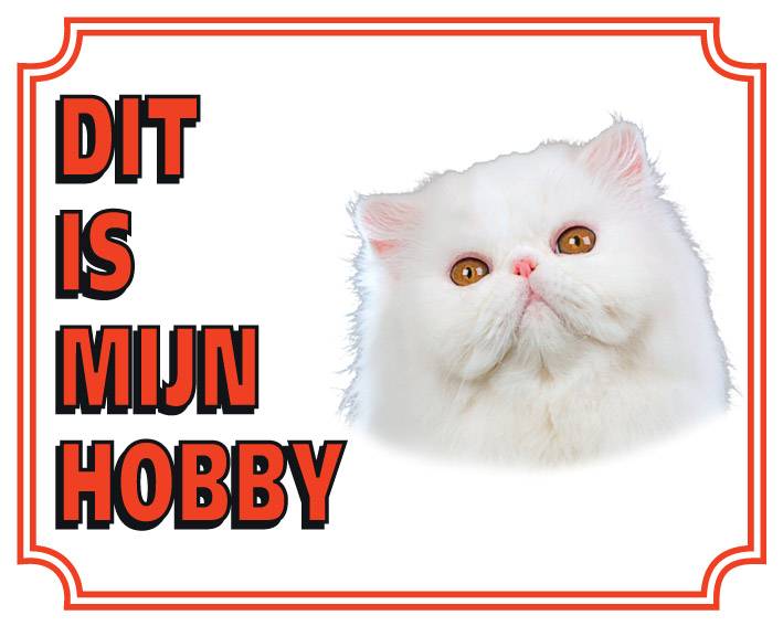 Stickerkoning Pers Waakbord Dit Is Mijn Hobby stickerkoning kopen in de aanbieding